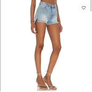 Amuse Society high waisted jean shorts